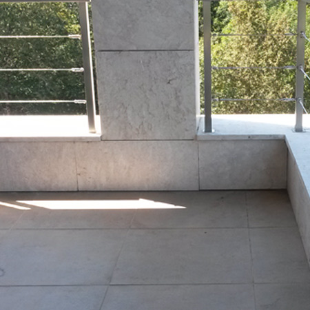 Limpieza de Alfeizares de piedra caliza despues