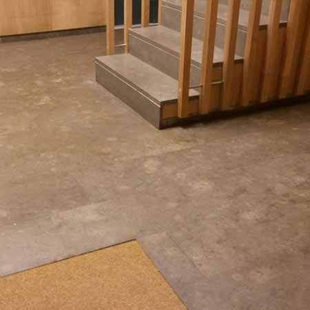 Limpieza y tratamiento tonalizante en piedra natural en Galdakao ( Vizcaya ) limpio