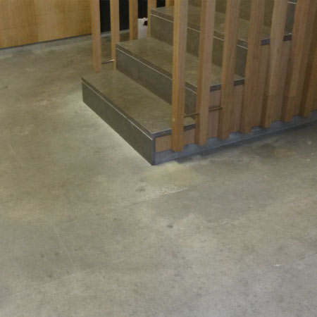 Limpieza y tratamiento tonalizante en piedra natural en Galdakao ( Vizcaya )