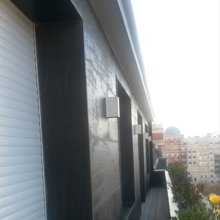 Limpieza y tratamiento tonalizante en pizarra en Bilbao ( Vizcaya ) limpio