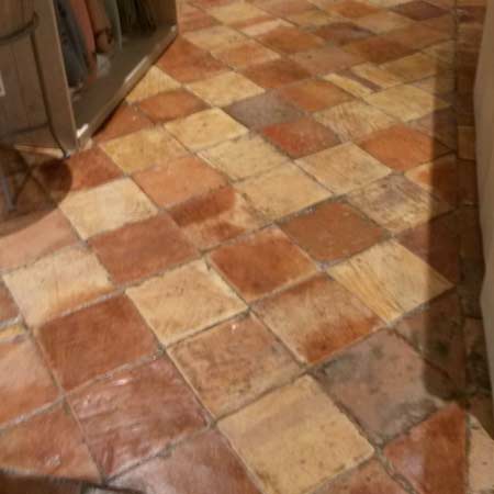 Restauración de barros antiguos en Laguardia (Alava) antes