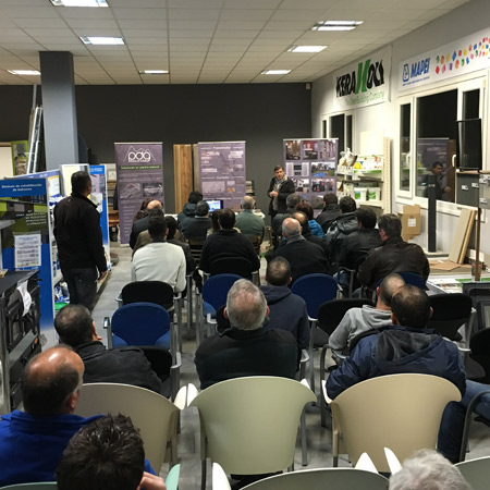 Formación piedra natural en la decoración y la construcción